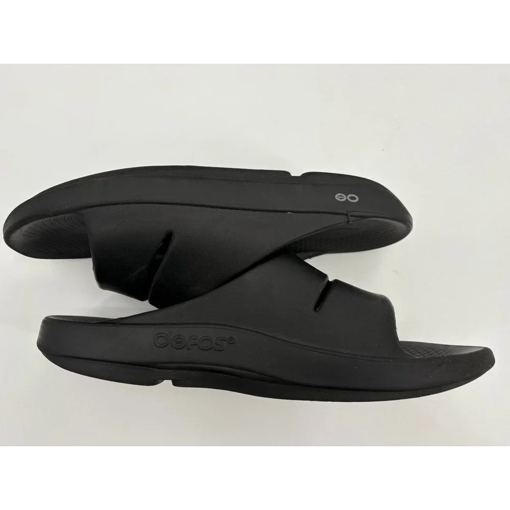 OOFOS Men's Ooahh Recovery Slide Slip On Rubber Comfort Strap Footwear Size 14